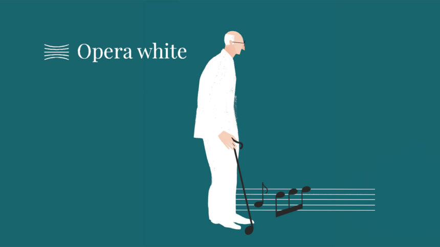 Opera white - grafica